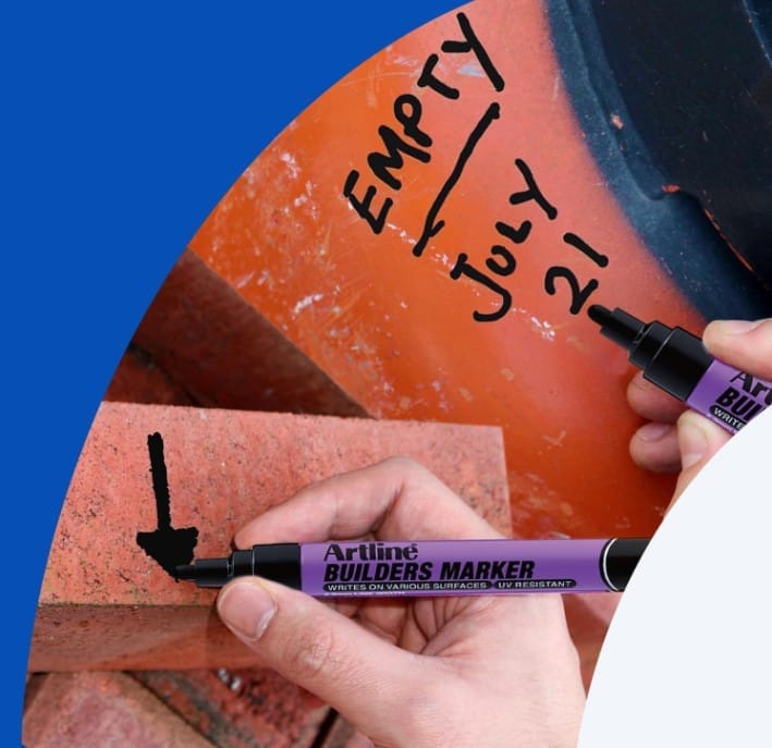 ปากกาเคมี ARTLINE EKPR-BDM หัวกลม 2.3 มม. สี ดำ_3
